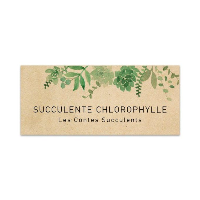 Étiquette Bouquet | Chlorophylle #1