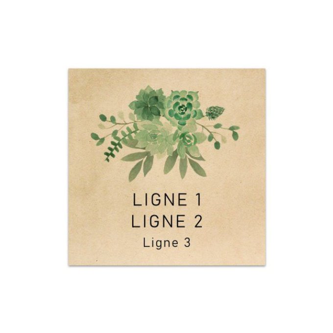 Étiquette Bouquet | Chlorophylle #2