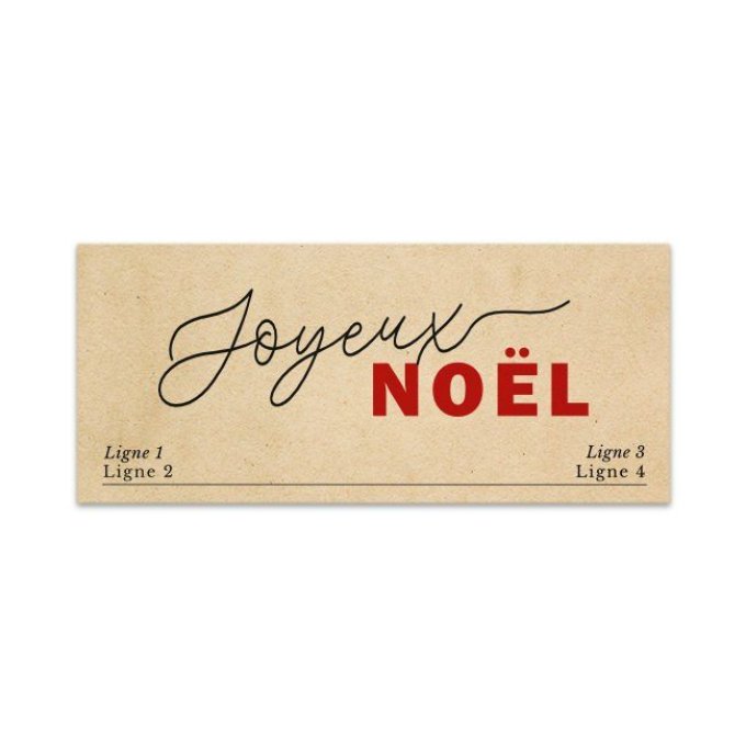 Étiquette BOX5LCS60 | Joyeux Noël #1