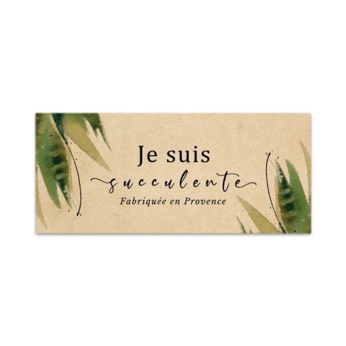 Étiquette Bouquet | Je suis Succulente #1