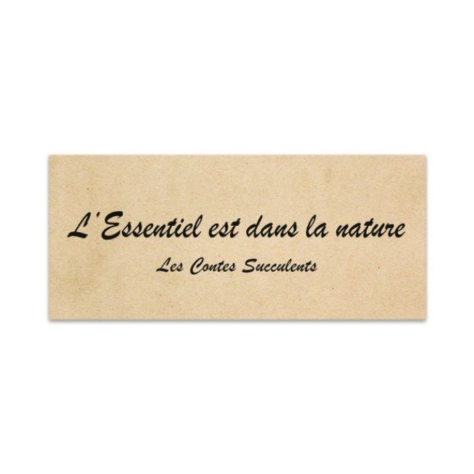 Étiquette Bouquet | L'Essentiel #4