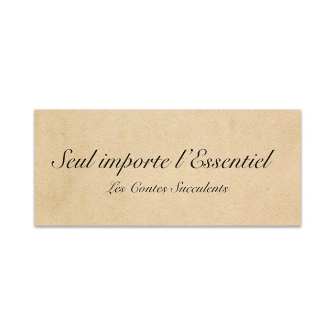 Étiquette Bouquet | L'Essentiel #5