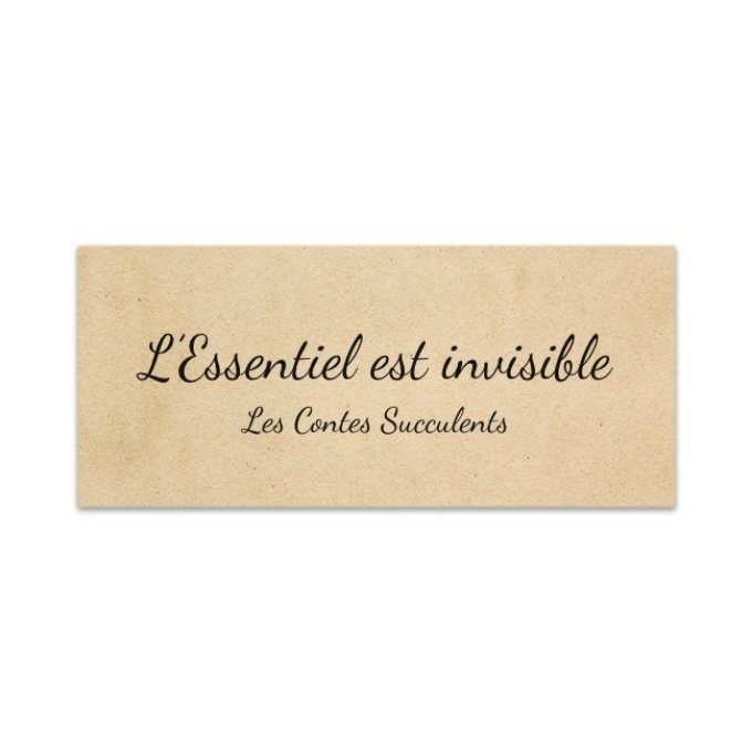 Étiquette Bouquet | L'Essentiel #6