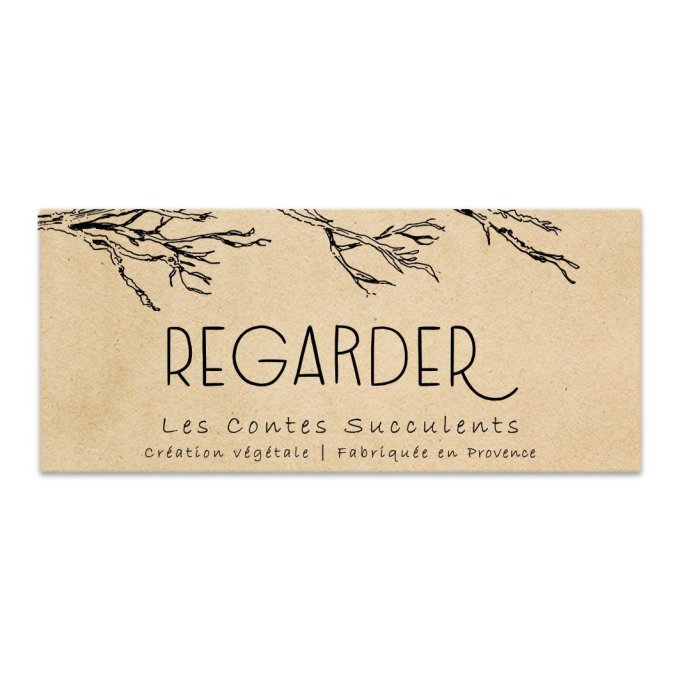 Étiquette Bouquet | Les Mots Simples #4