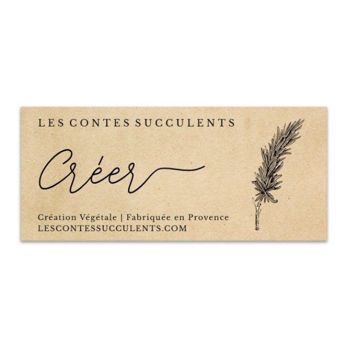 Étiquette Bouquet | Les Mots Simples #5