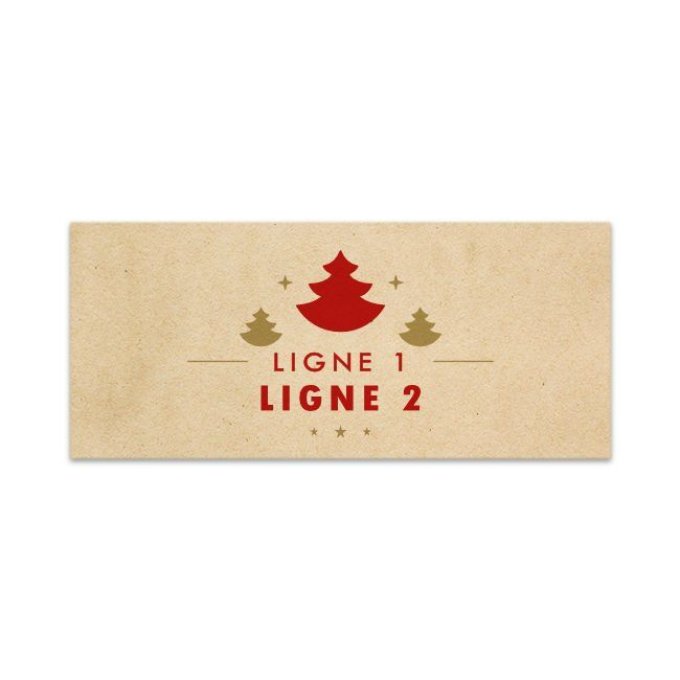 Étiquette BOX5LCS60 | Noël Traditionnel #1