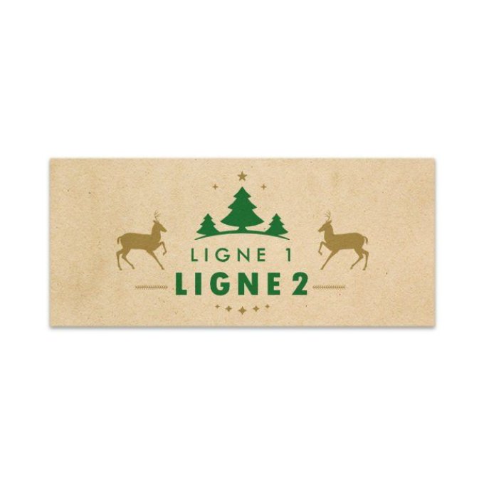Étiquette BOX5LCS60 | Noël Traditionnel #2