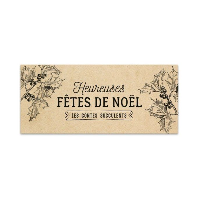 Étiquette LCS120 | Noël Vintage #1