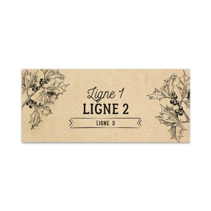 Étiquette BOXLCS120 | Noël Vintage #1