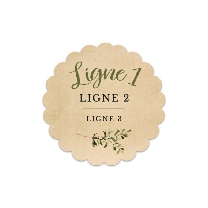 Étiquette Bouquet | Olea #1