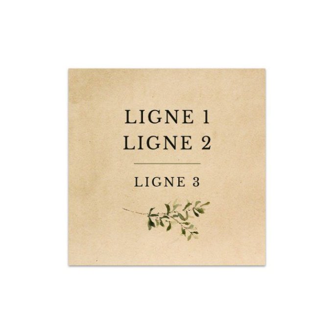 Étiquette Bouquet | Olea #2