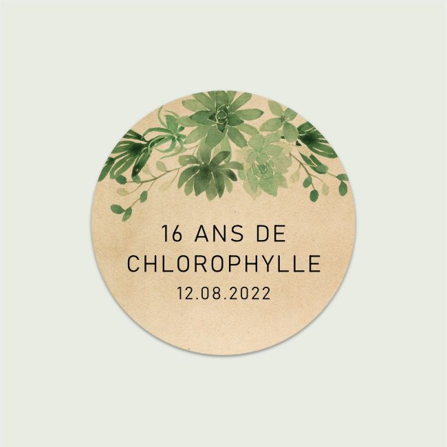 Chlorophylle #4 | Rond
