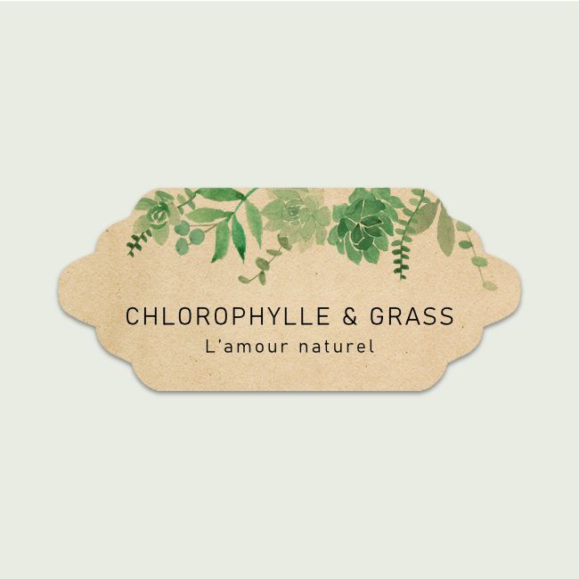Chlorophylle #1 | Rectangle dentelé
