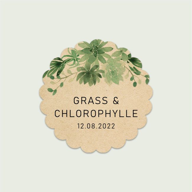 Chlorophylle #4 | Rond dentelé